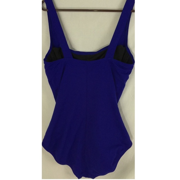 Speedo Women's Shirred Tank Swimsuit One Piece - Picture 2 of 6